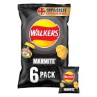Walkers Marmite Crisps 6x25g Sainsbury S