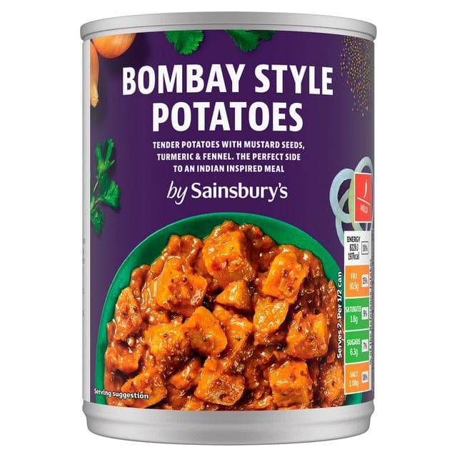 Sainsbury's Bombay Potatoes 392g - gallery image 1