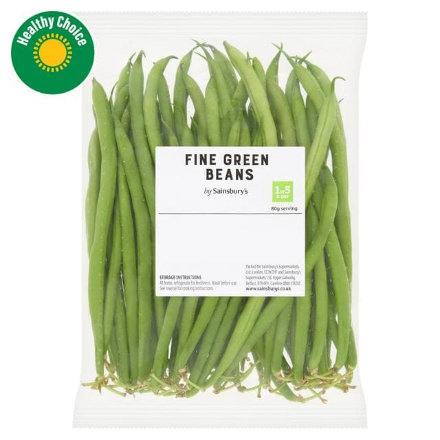Sainsbury's Fine Green Beans 200g - gallery image 1