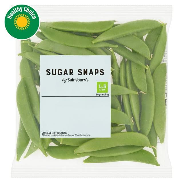 Sainsbury's Sugar Snap Peas 200g - gallery image 1