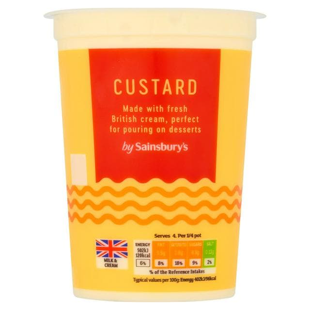 Sainsbury's Fresh Custard 500g - gallery image 1