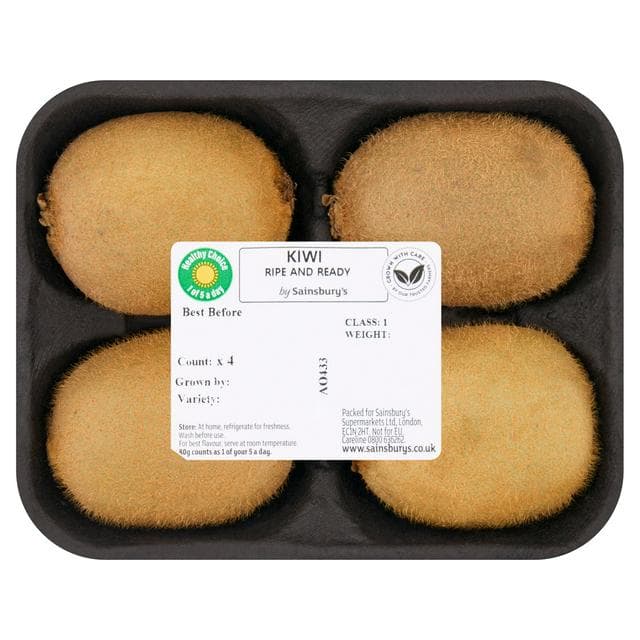 Sainsbury's Ripe & Ready Kiwi x4 - gallery image 1