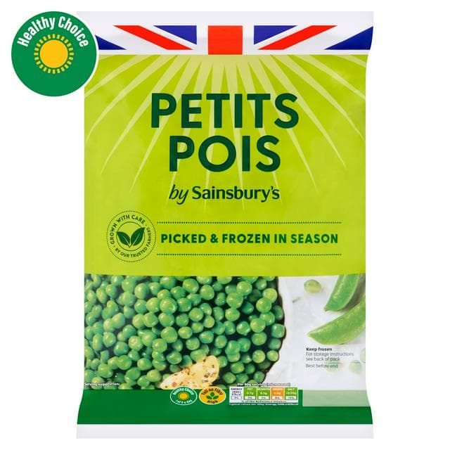 Sainsbury's Petits Pois 910g - gallery image 1