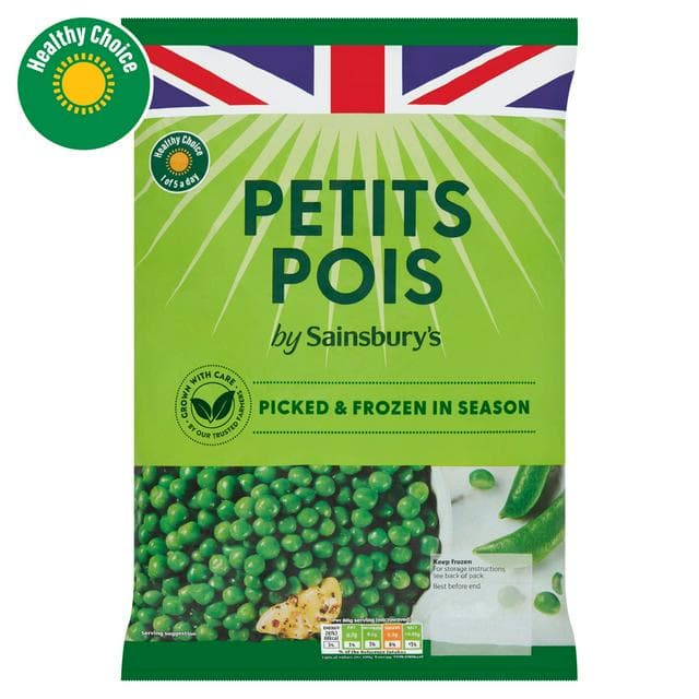 Sainsbury's Petits Pois 910g - gallery image 1