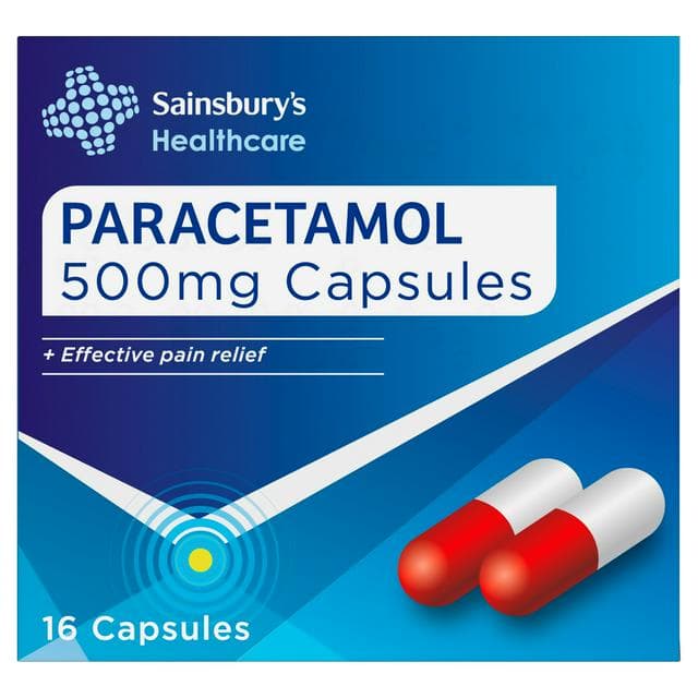 Sainsbury's Paracetamol Capsules x16 - gallery image 1