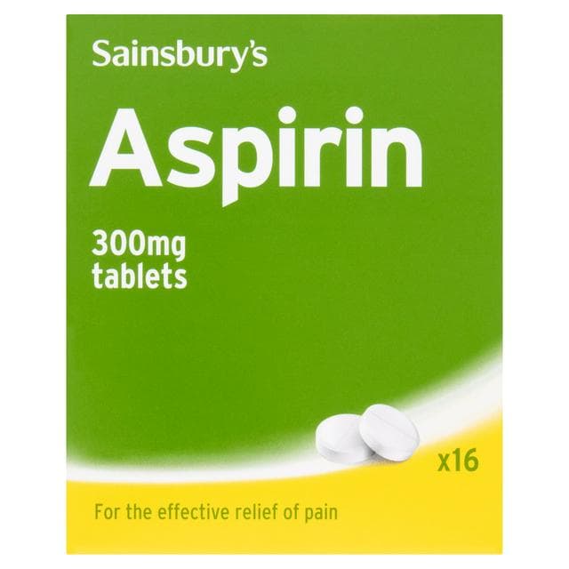 Sainsbury's Aspirin, Tablets x16 - gallery image 1