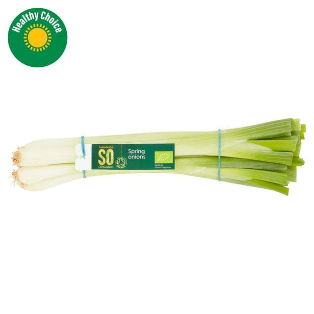 Sainsbury's Spring Onion Bunch, SO Organic 100g - gallery image 1