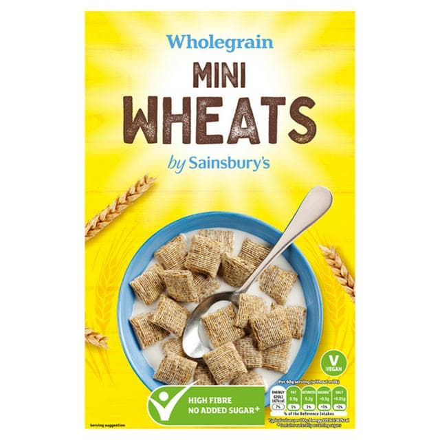 Sainsbury's Wholegrain Mini Wheats Cereal 500g - gallery image 1
