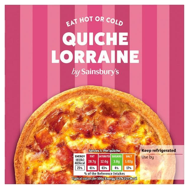 Sainsbury's Quiche Lorraine 170g - gallery image 1