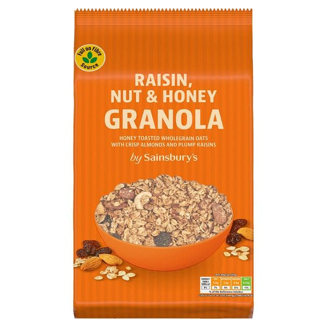 Sainsbury's Granola, Raisin, Nut & Honey 1kg - gallery image 1