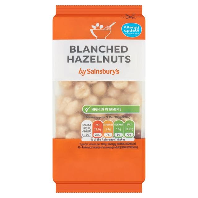 Sainsbury's Blanched Hazelnuts 100g - gallery image 1