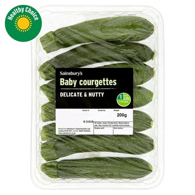 Sainsbury's Baby Courgettes 200g - gallery image 1