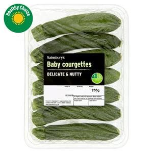Sainsbury's Baby Courgettes 200g