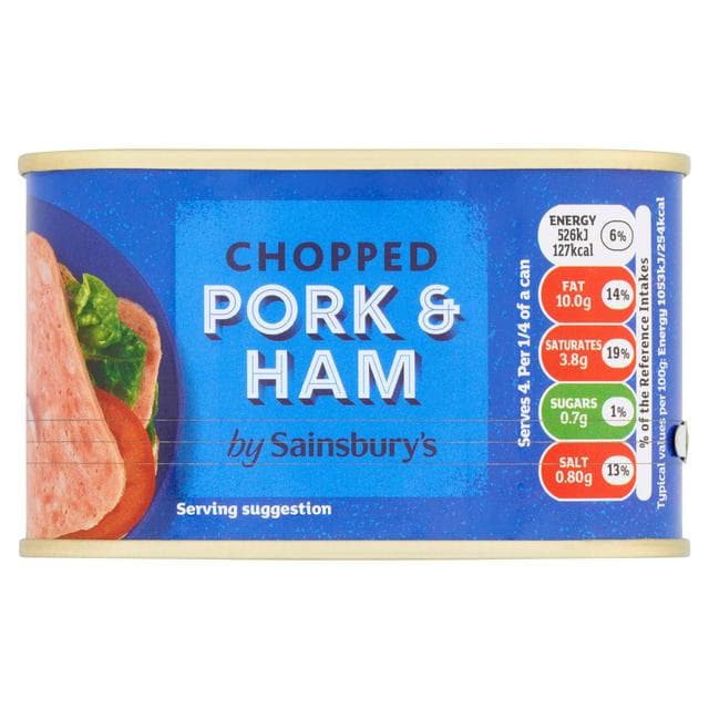 Sainsbury's Chopped Pork With Ham 200g - gallery image 1