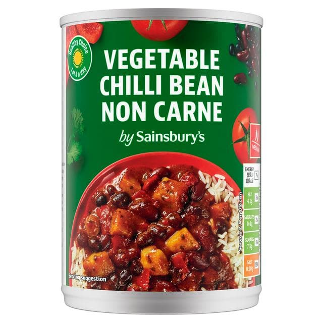 Sainsbury's Flourish Vegetable Chilli Bean Non Carne 392g - gallery image 1
