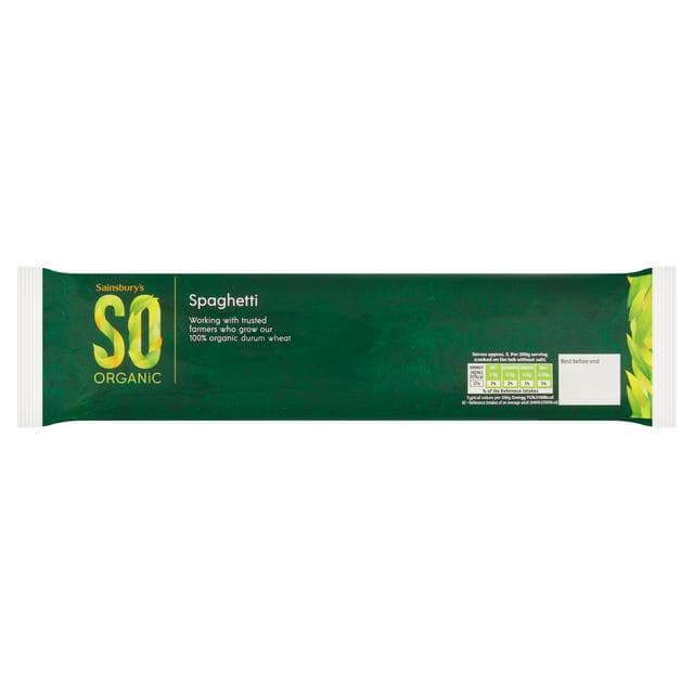 Sainsbury's Spaghetti Pasta, SO Organic 500g - gallery image 1