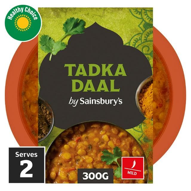 Sainsbury's Indian Tadka Daal Ready Meal Side For 2 300g - gallery image 1