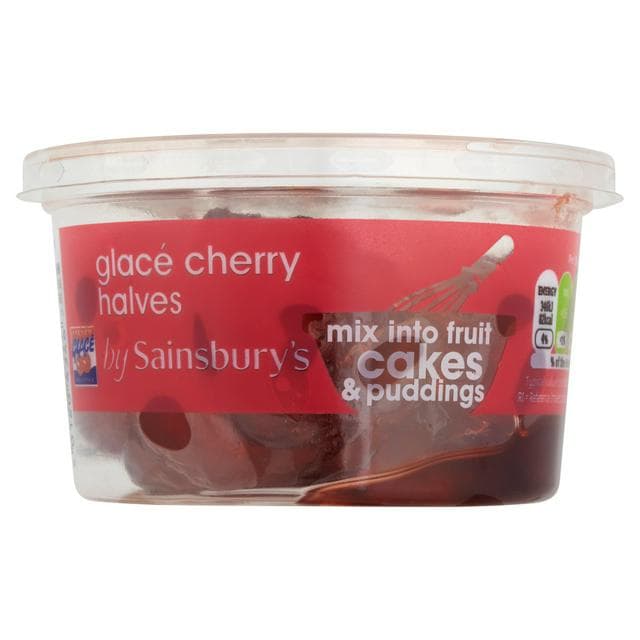 Sainsbury's Glace Cherries, Halves 200g - gallery image 1