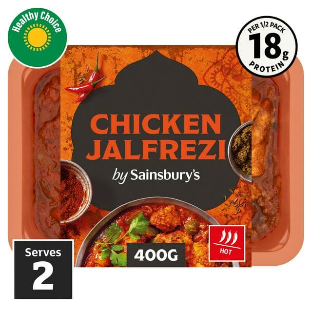 Sainsbury's Indian Chicken Jalfrezi Ready Meal Main For 2 400g - gallery image 1