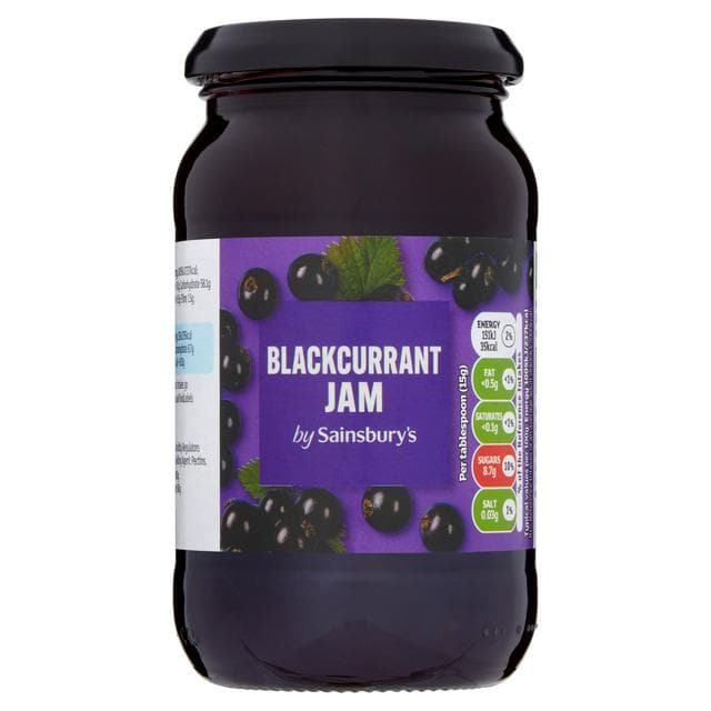 Sainsbury's Blackcurrant Jam 454g - gallery image 1
