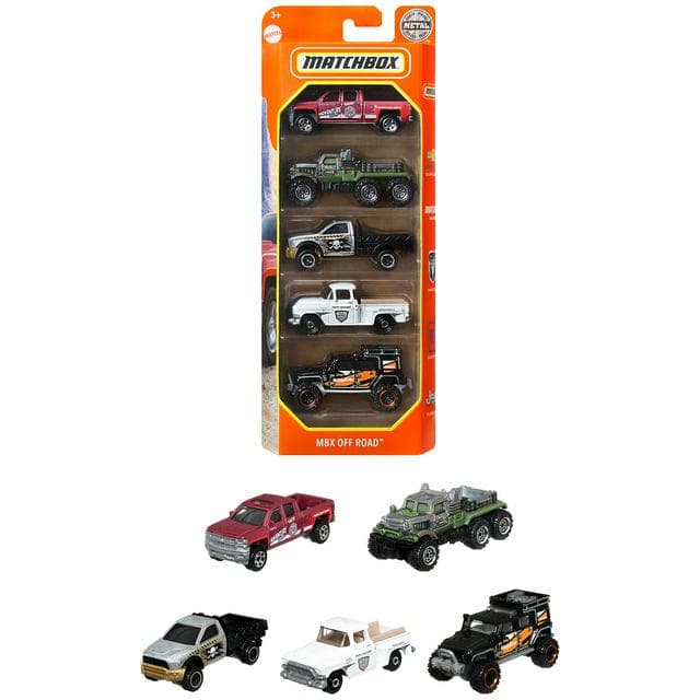 Matchbox Pack of 5 Basic Car Assortment - gallery image 1