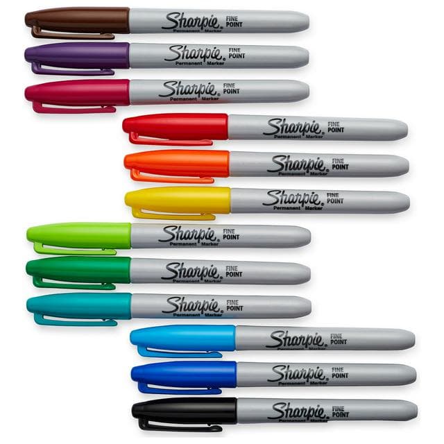 Sharpie Markers 12pk Assorted Colours - gallery image 2