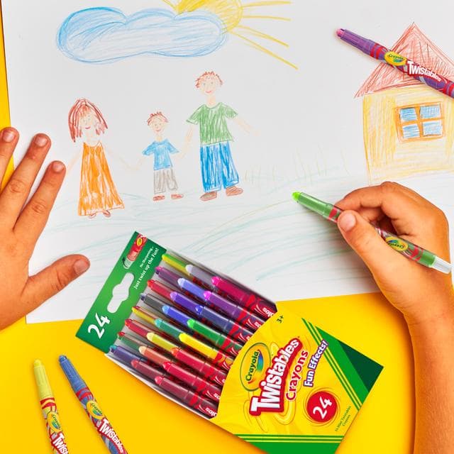 Crayola Pack of 24 Fun Effects Twistable Crayons - gallery image 5