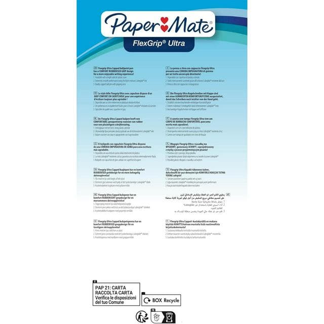 PaperMate FlexGrip Ultra Retractable Ballpoint Blue Pen - gallery image 5