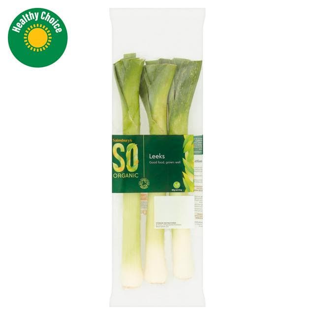Sainsbury's Leeks, SO Organic 400g - gallery image 1