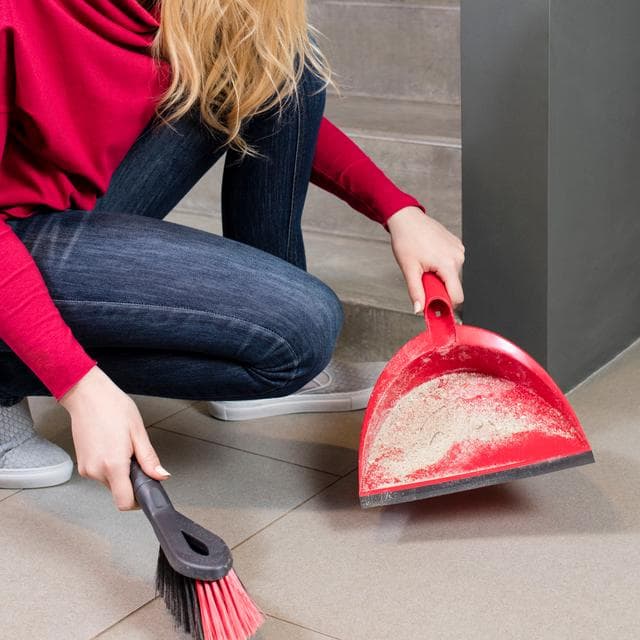 Vileda Red Handled Dustpan Set - gallery image 2