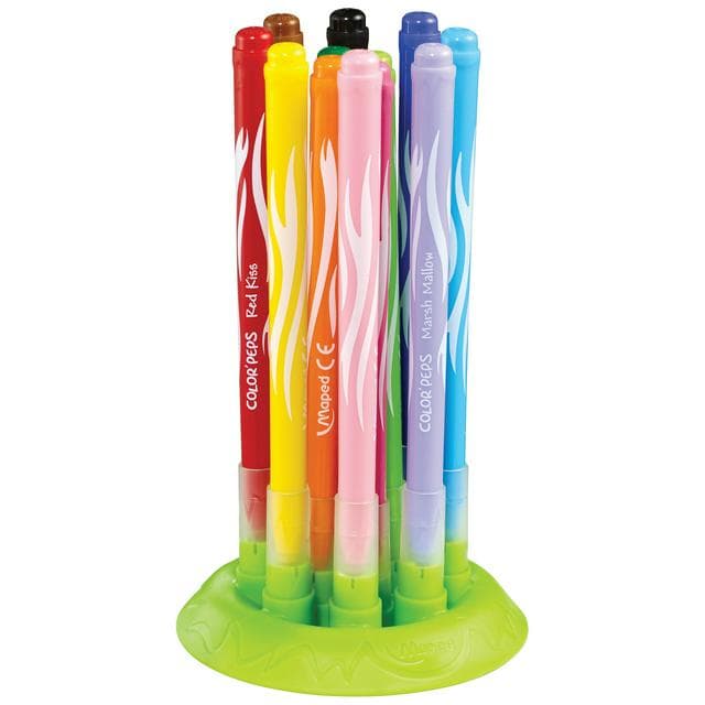 Maped Pack of 12 Colour Peps Jungle Innovation Felt Tips Pens - gallery image 1