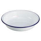 Falcon 22cm Round Enamel Pie Dish - Blue