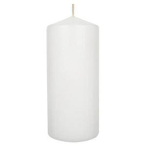 Habitat Large Pillar Candle - White