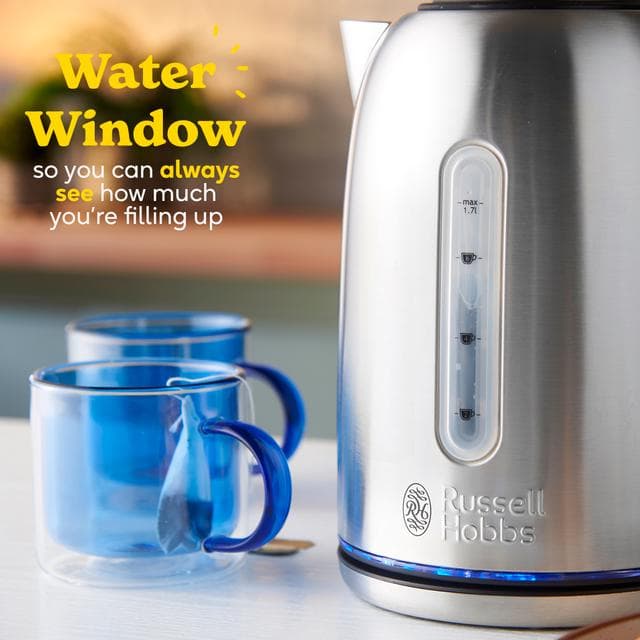 Russell Hobbs Buckingham Quiet Boil Stainless Steel Kettle 20460 - gallery image 6