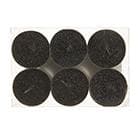 Sainsbury's Glitter Tea Lights Black x6 - gallery image 1