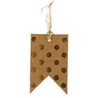 Sainsbury's Copper Kraft Gift Tags x8 - gallery image 1