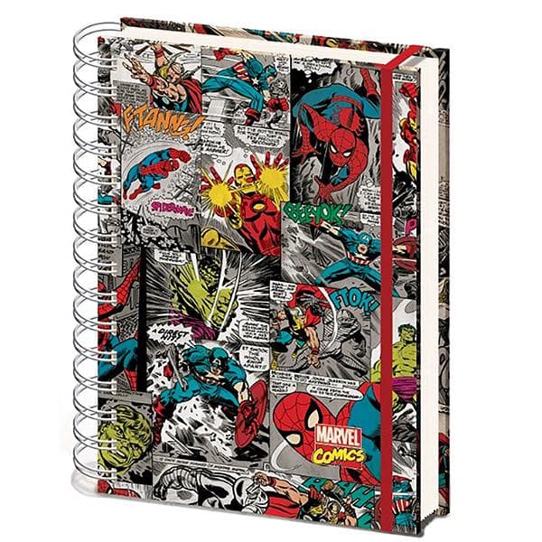 Marvel Comic Splash Lenticular A5 Notebook - gallery image 1
