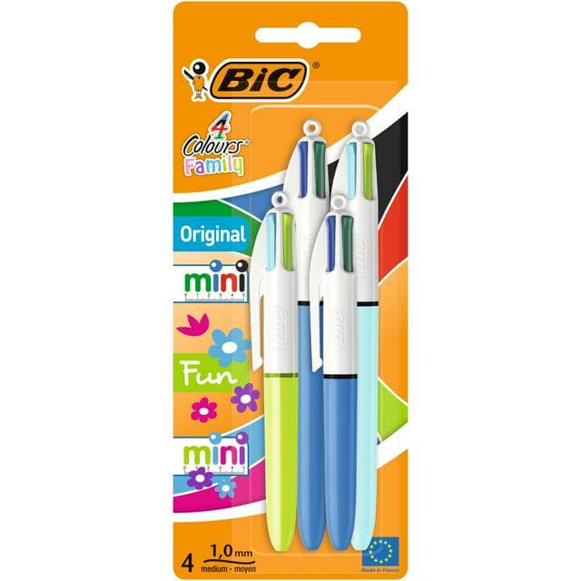 Bic 4 Colours Pen 2 + 2 - gallery image 1