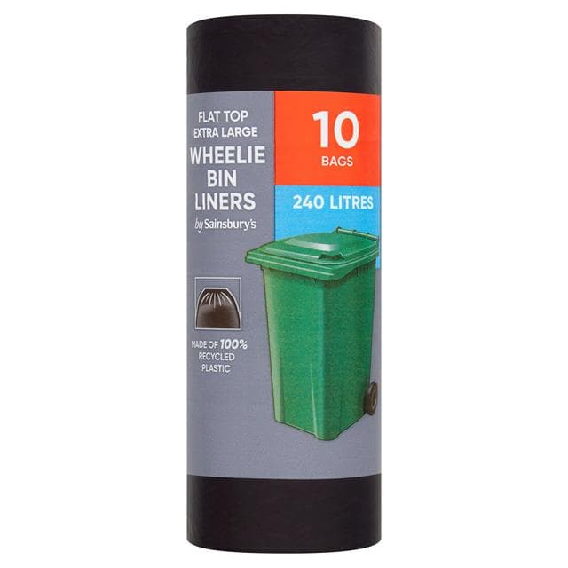 Sainsbury's Wheelie Bin Liner x10 - gallery image 1