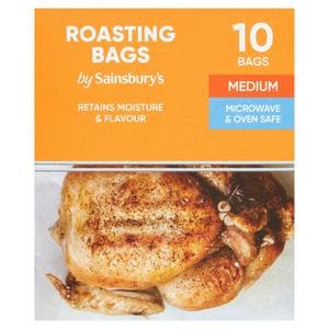 Sainsbury's Medium Roasting Bags x10