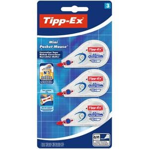 Tippex Mini Pocket Mouse 3pk
