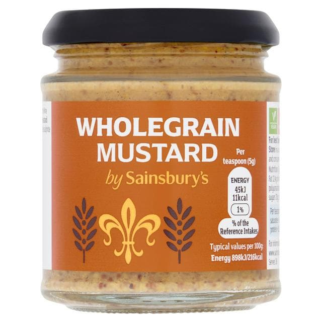 Sainsbury's Wholegrain Mustard 180g - gallery image 1