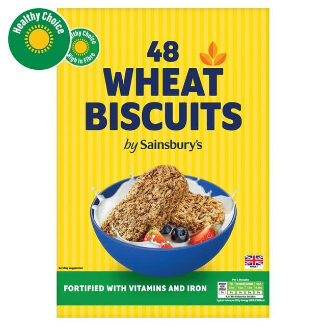Sainsbury's Wheat Biscuits x48 - gallery image 1