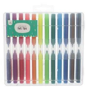 Get Creative Pack of 24 Double Ended Felt Tip Pens Case