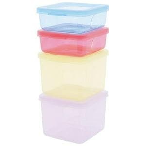Sainsbury's Coloured Portion Pots x4
