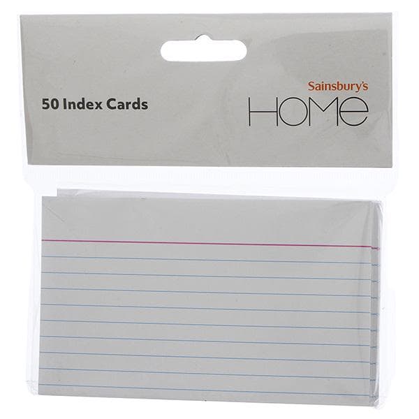 Sainsbury's Home Index Cards - gallery image 1