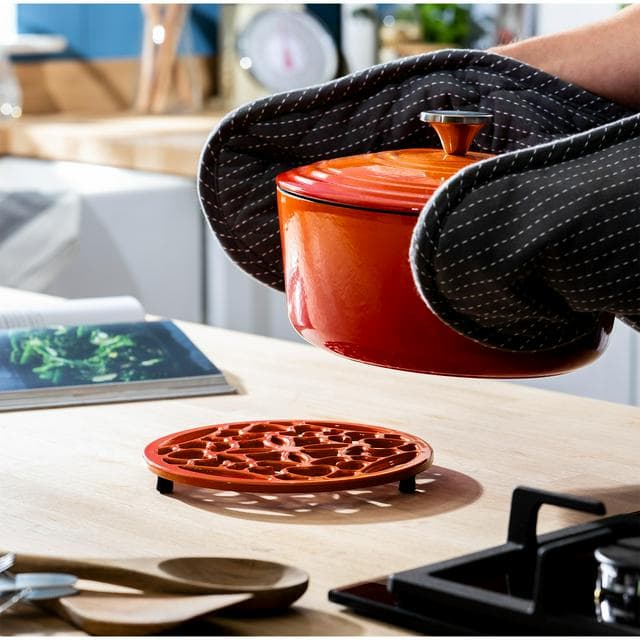 Habitat Cast Iron Trivet - Orange - gallery image 2