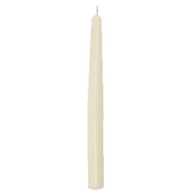 Habitat Tapered Dinner Candles - Ivory Pack of 10 - gallery image 3