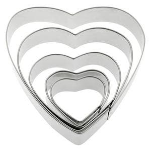Sainsbury's Home 5 Piece Heart Cookie Cutter