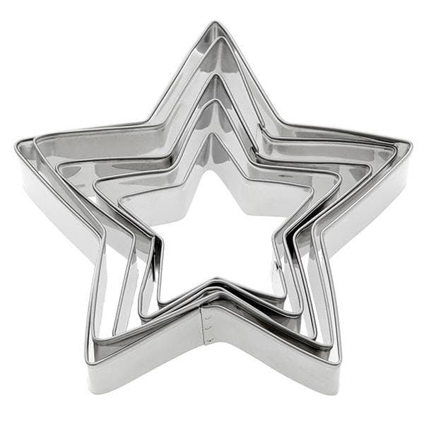 Sainsbury's Home 5 Piece Star Cookie Cutter - gallery image 1